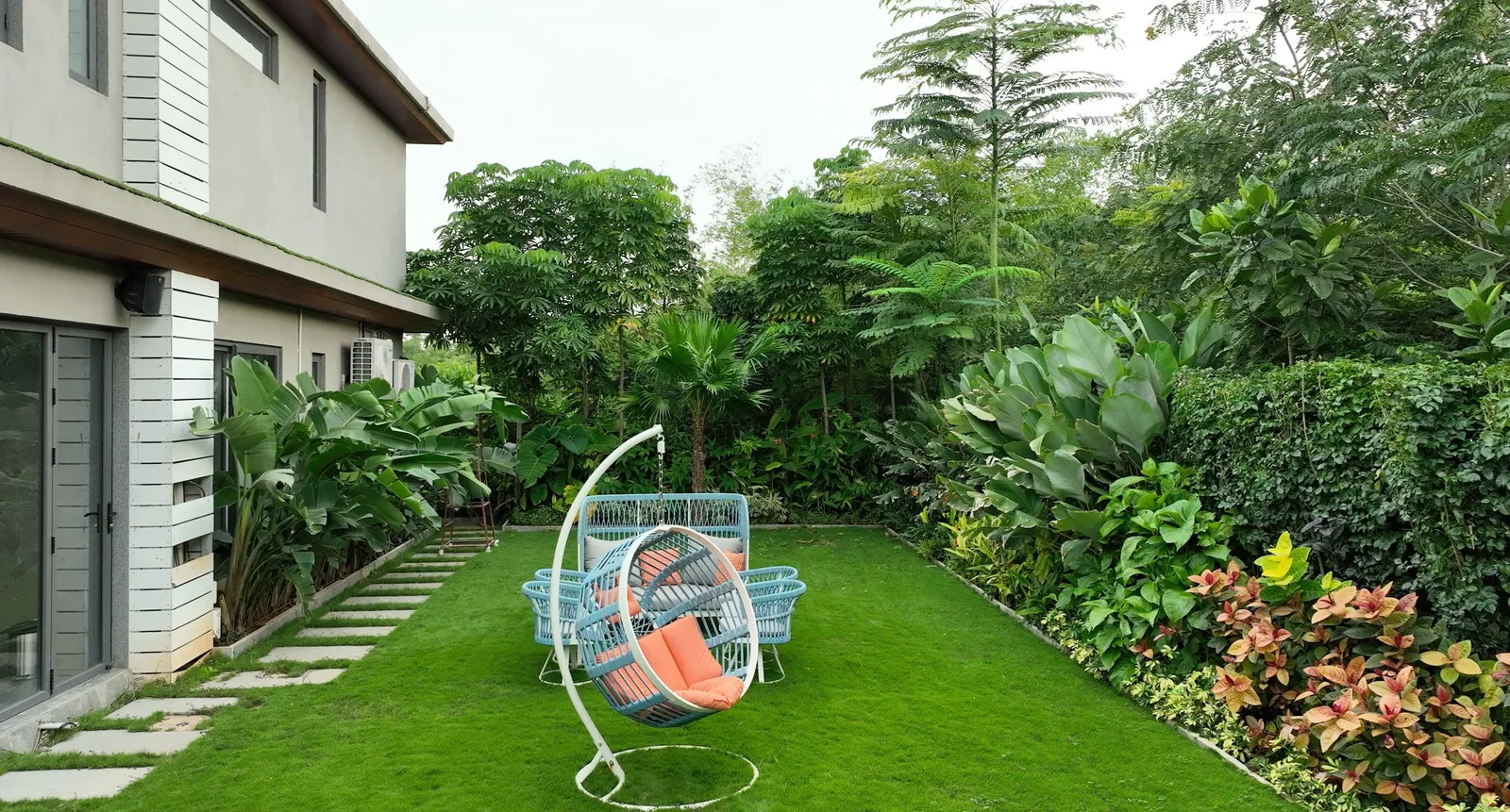 A garden at Woods Shamshabad
