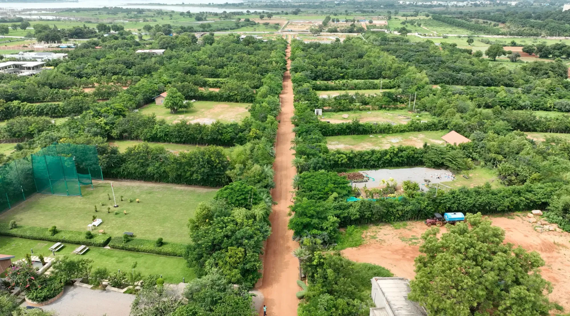 Aerial view of Woods Shamshabad