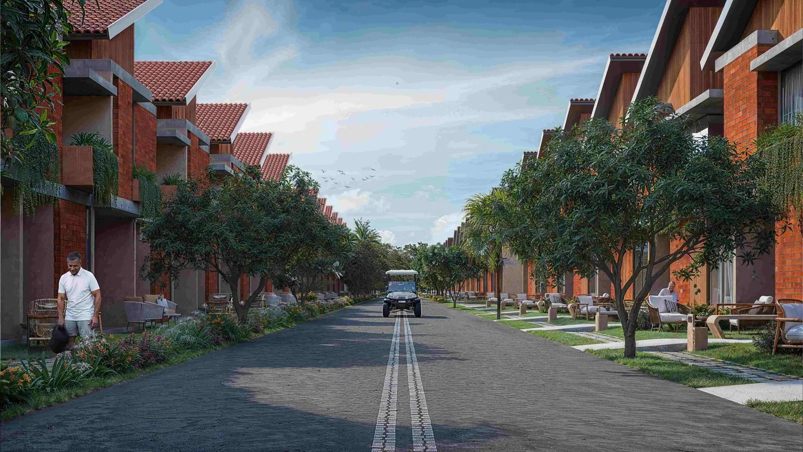 Illustrative tree-lined street from another Stonecraft project