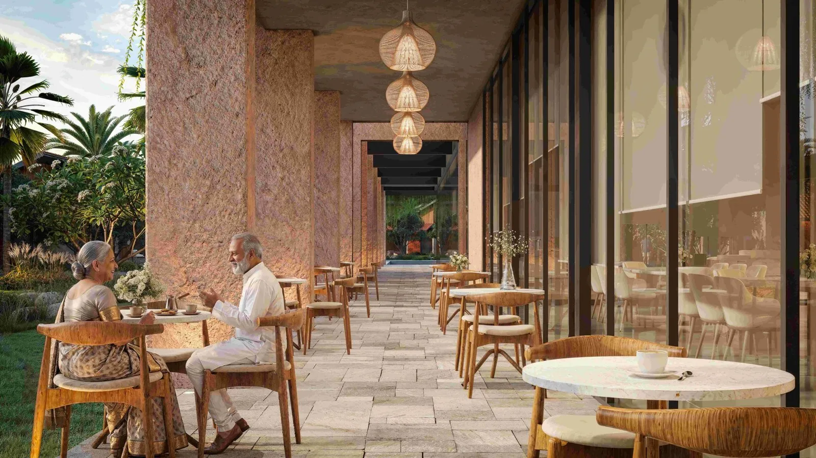 Illustrative dining terrace from another Stonecraft project